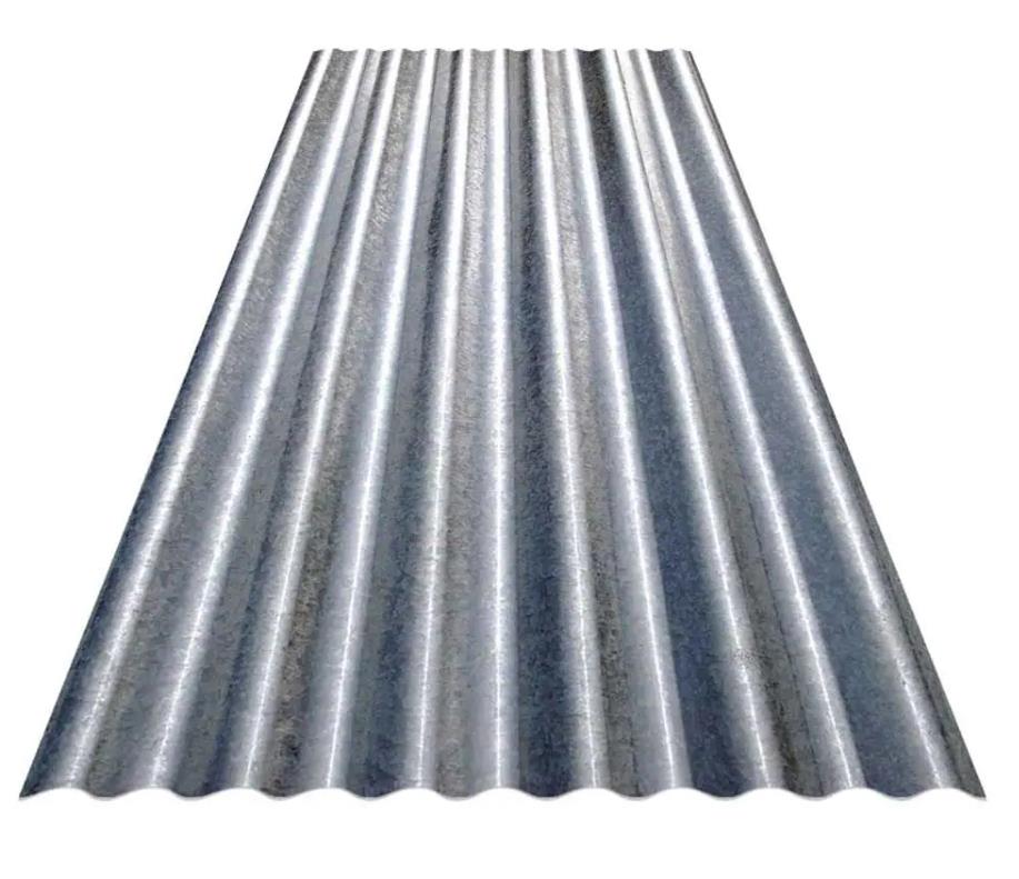 4ft ×8 ft Corrugated Galvanized Steel 10-30 Gauge Roof Panel